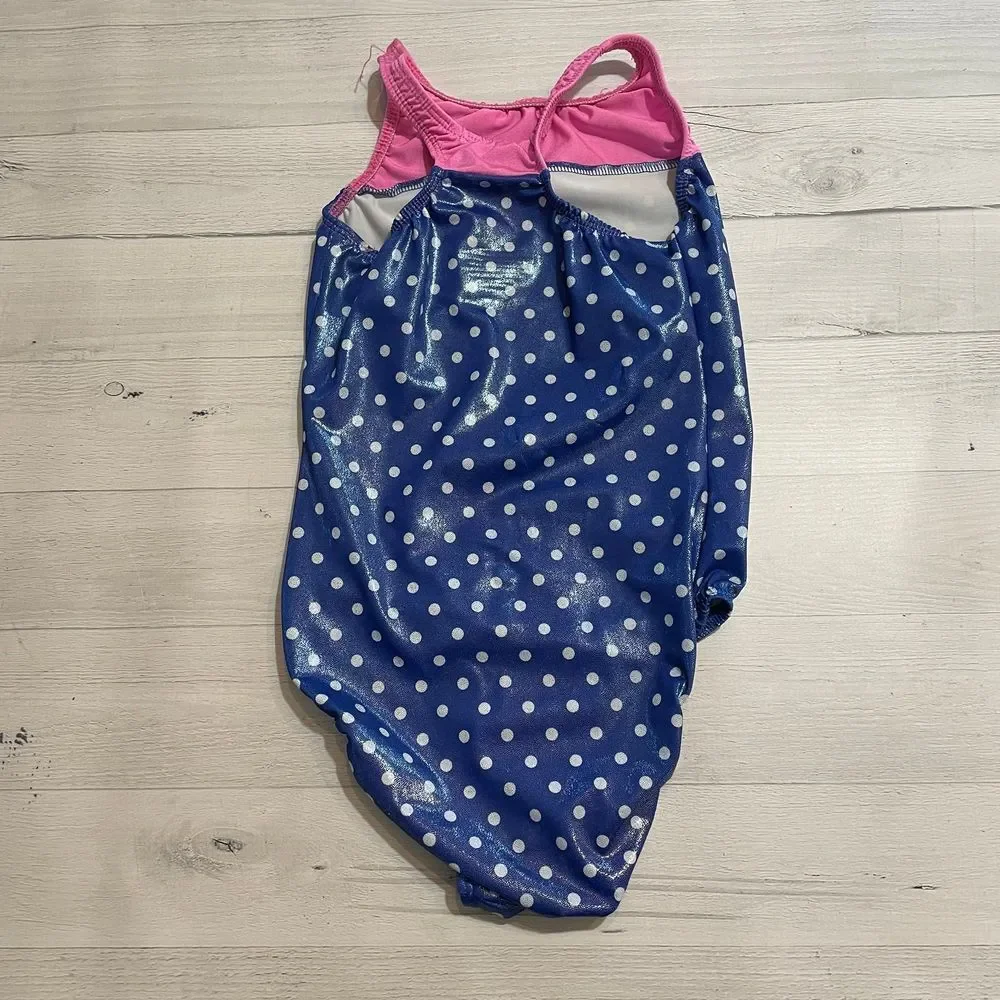 GK‎ girls leotard pink blue child large